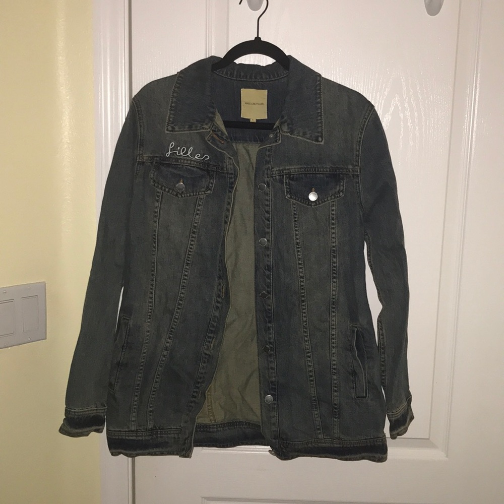 Avec Les Filles Jean Jacket size small